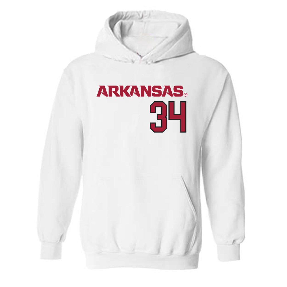 Arkansas - NCAA Softball : Jayden Ramos - Replica Shersey Hooded Sweatshirt-0