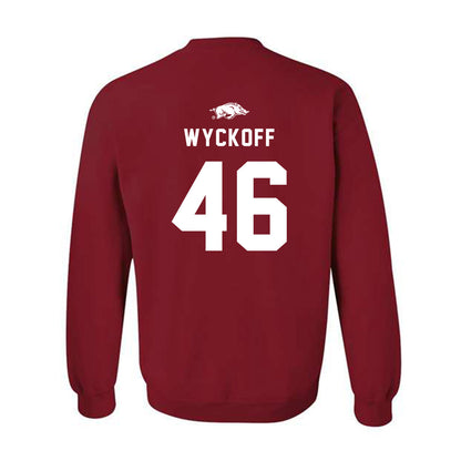 Arkansas - NCAA Softball : Kailey Wyckoff - Replica Shersey Crewneck Sweatshirt