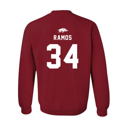 Arkansas - NCAA Softball : Jayden Ramos - Replica Shersey Crewneck Sweatshirt-1