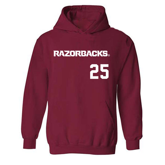 Arkansas - NCAA Softball : Cameryn Harrison - Replica Shersey Hooded Sweatshirt-0
