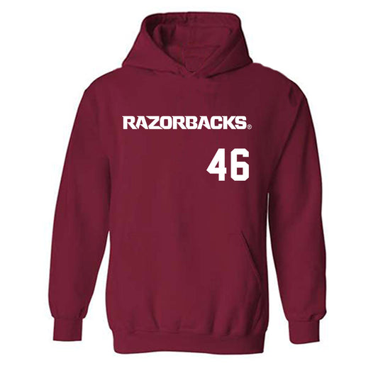 Arkansas - NCAA Softball : Kailey Wyckoff - Replica Shersey Hooded Sweatshirt
