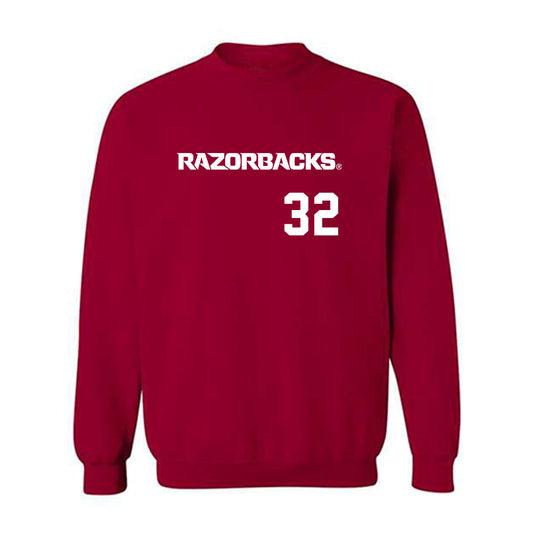 Arkansas - NCAA Softball : Saylor Timmerman - Replica Shersey Crewneck Sweatshirt-0
