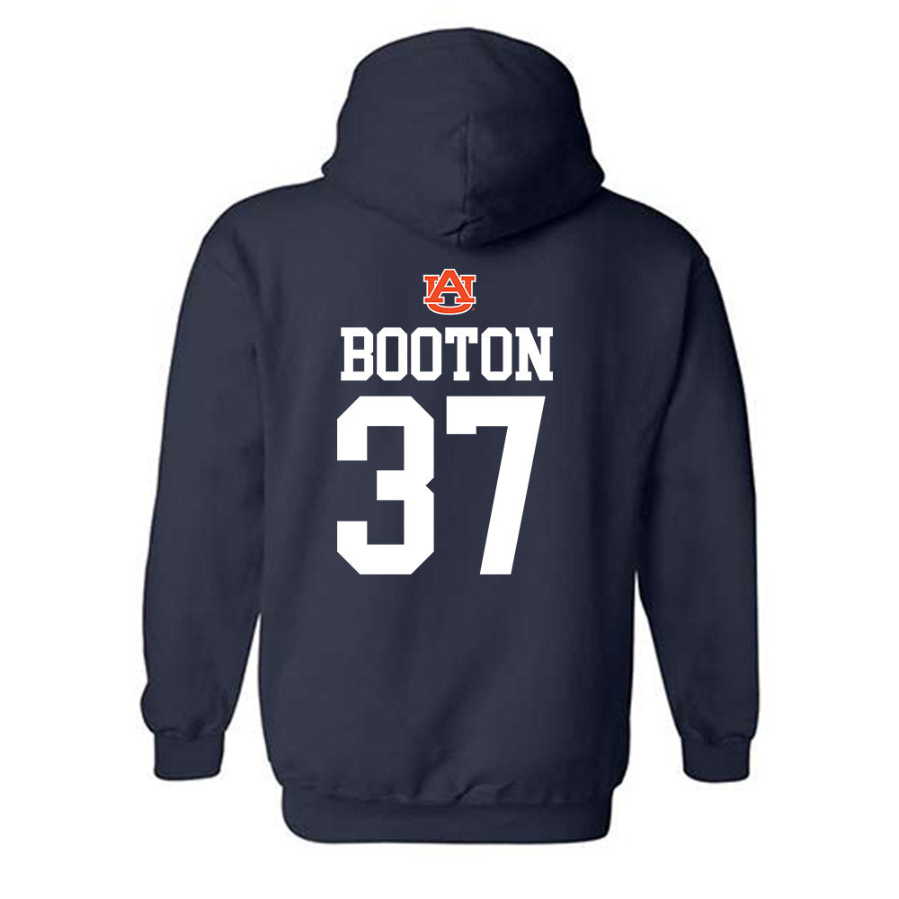 Auburn - NCAA Baseball : Trevor Booton - Replica Shersey Hooded Sweatshirt-1