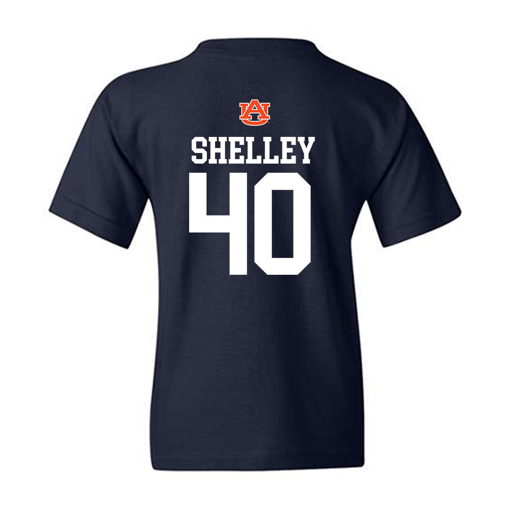 Auburn - NCAA Baseball : Wade Shelley - Replica Shersey Youth T-Shirt-1