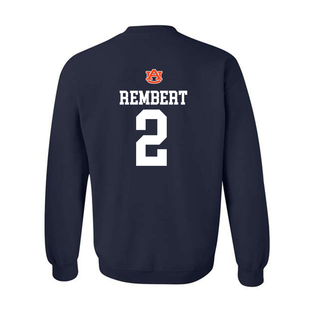 Auburn - NCAA Baseball : Chris Rembert - Replica Shersey Crewneck Sweatshirt-1