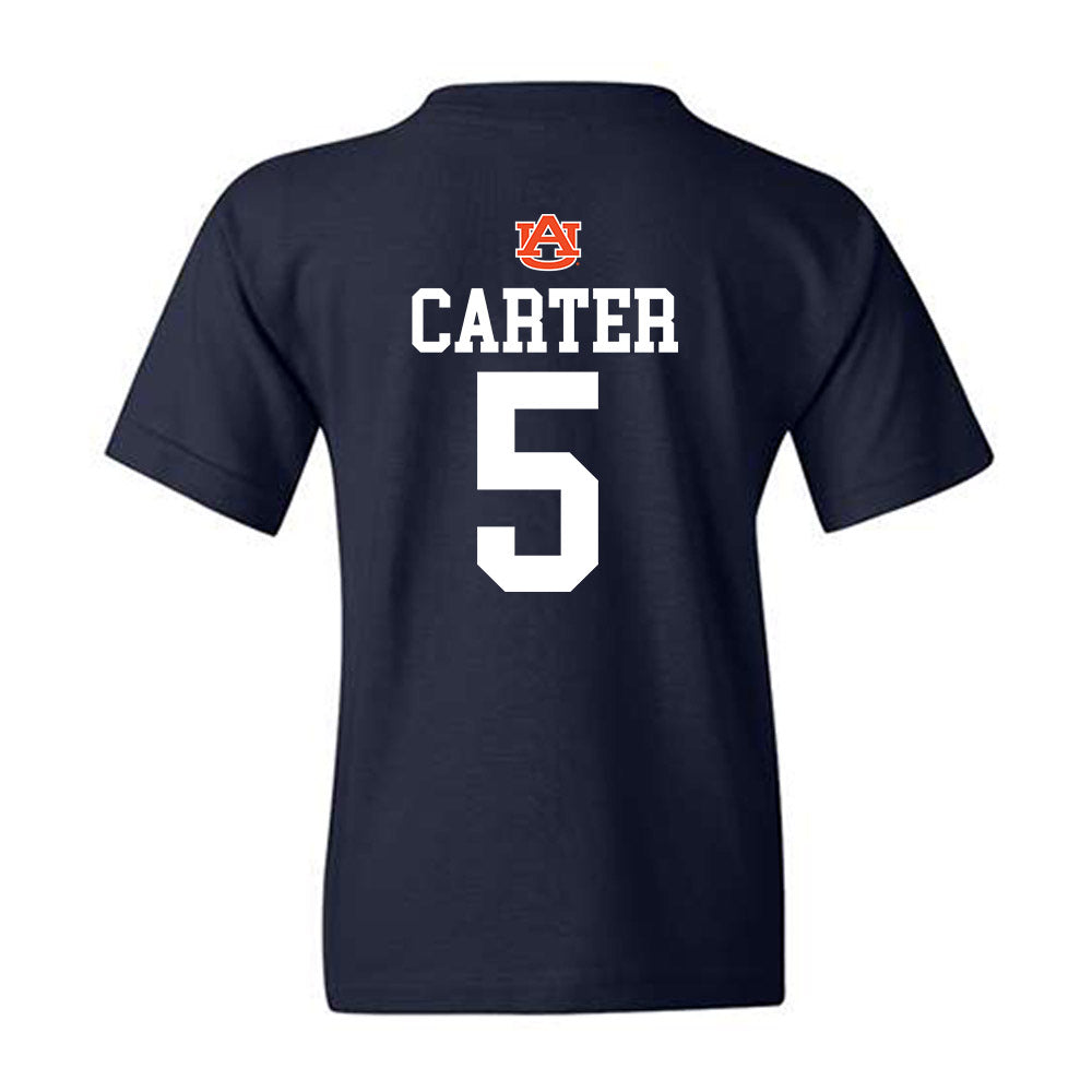 Auburn - NCAA Baseball : Bristol Carter - Replica Shersey Youth T-Shirt-1