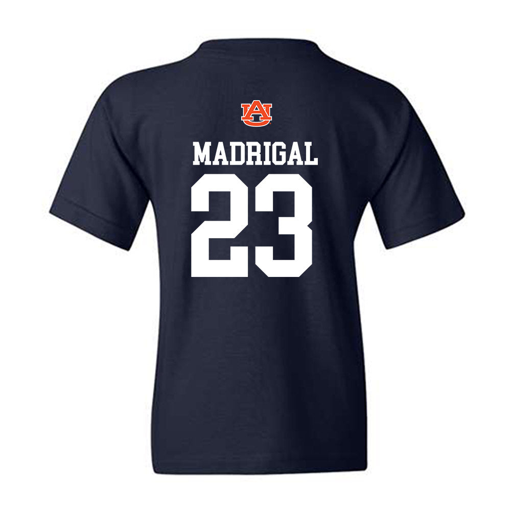 Auburn - NCAA Baseball : Eddie Madrigal - Replica Shersey Youth T-Shirt-1