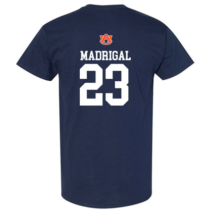 Auburn - NCAA Baseball : Eddie Madrigal - Replica Shersey T-Shirt-1