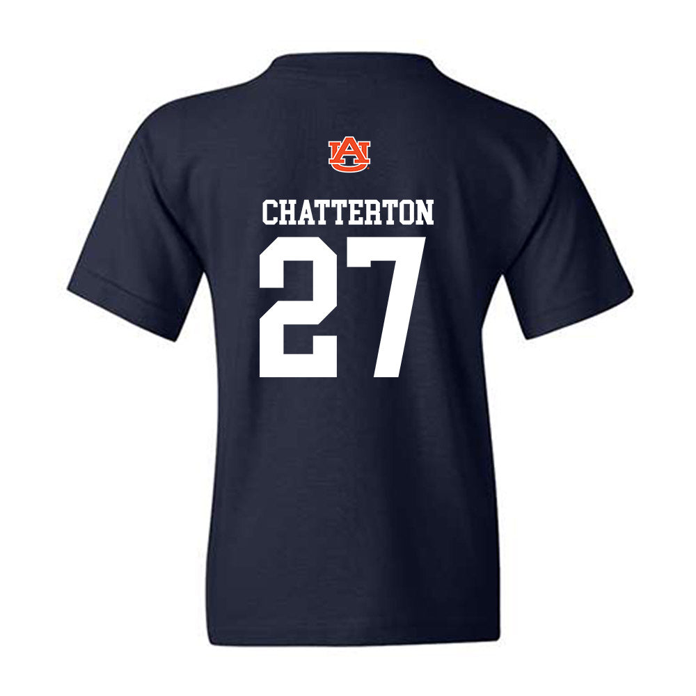 Auburn - NCAA Baseball : Christian Chatterton - Replica Shersey Youth T-Shirt-1