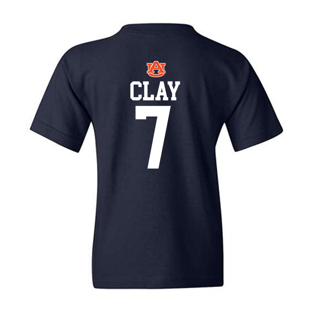 Auburn - NCAA Baseball : Todd Clay - Replica Shersey Youth T-Shirt-1