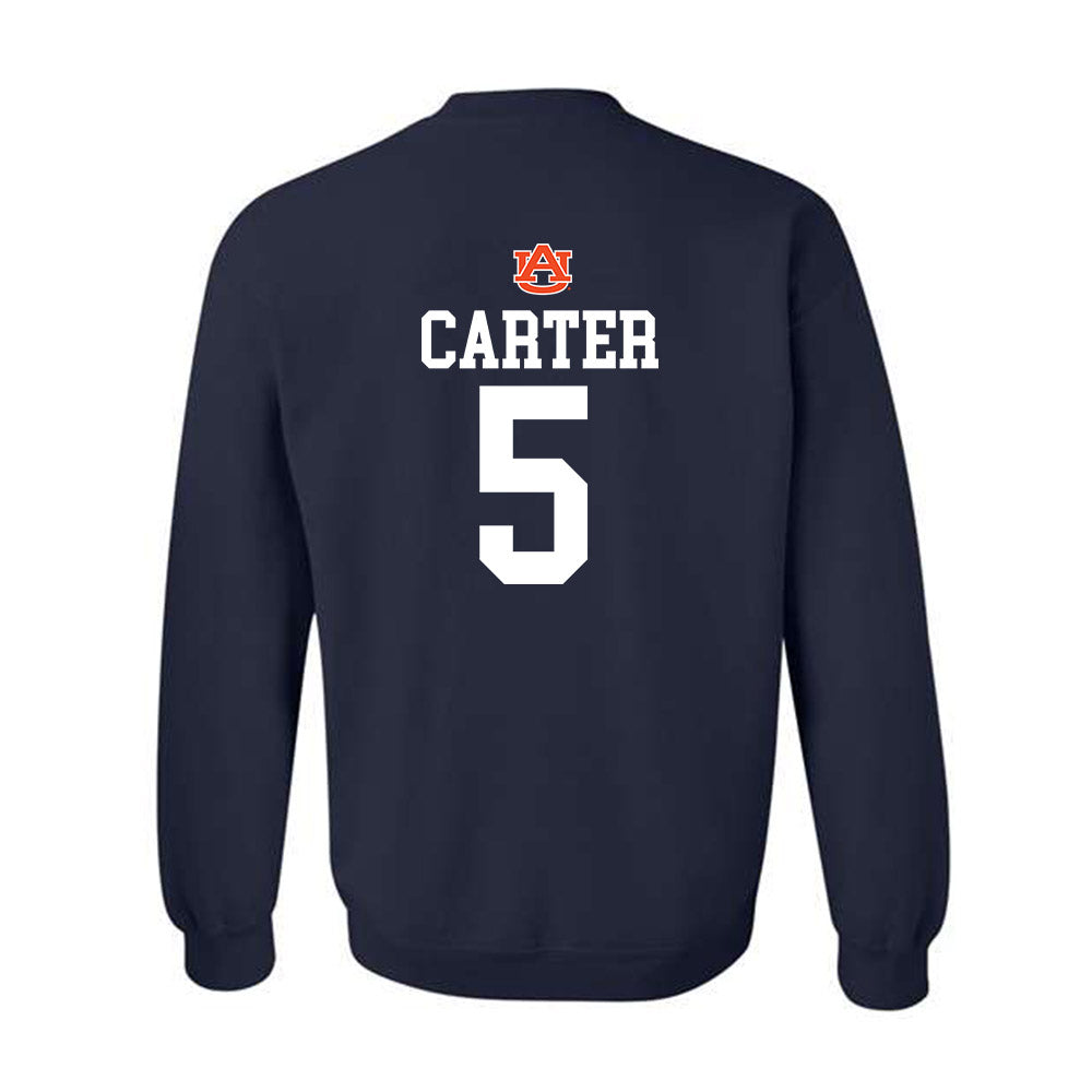 Auburn - NCAA Baseball : Bristol Carter - Replica Shersey Crewneck Sweatshirt-1