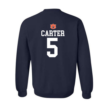 Auburn - NCAA Baseball : Bristol Carter - Replica Shersey Crewneck Sweatshirt-1