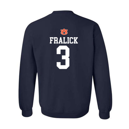 Auburn - NCAA Baseball : Chase Fralick - Replica Shersey Crewneck Sweatshirt-1