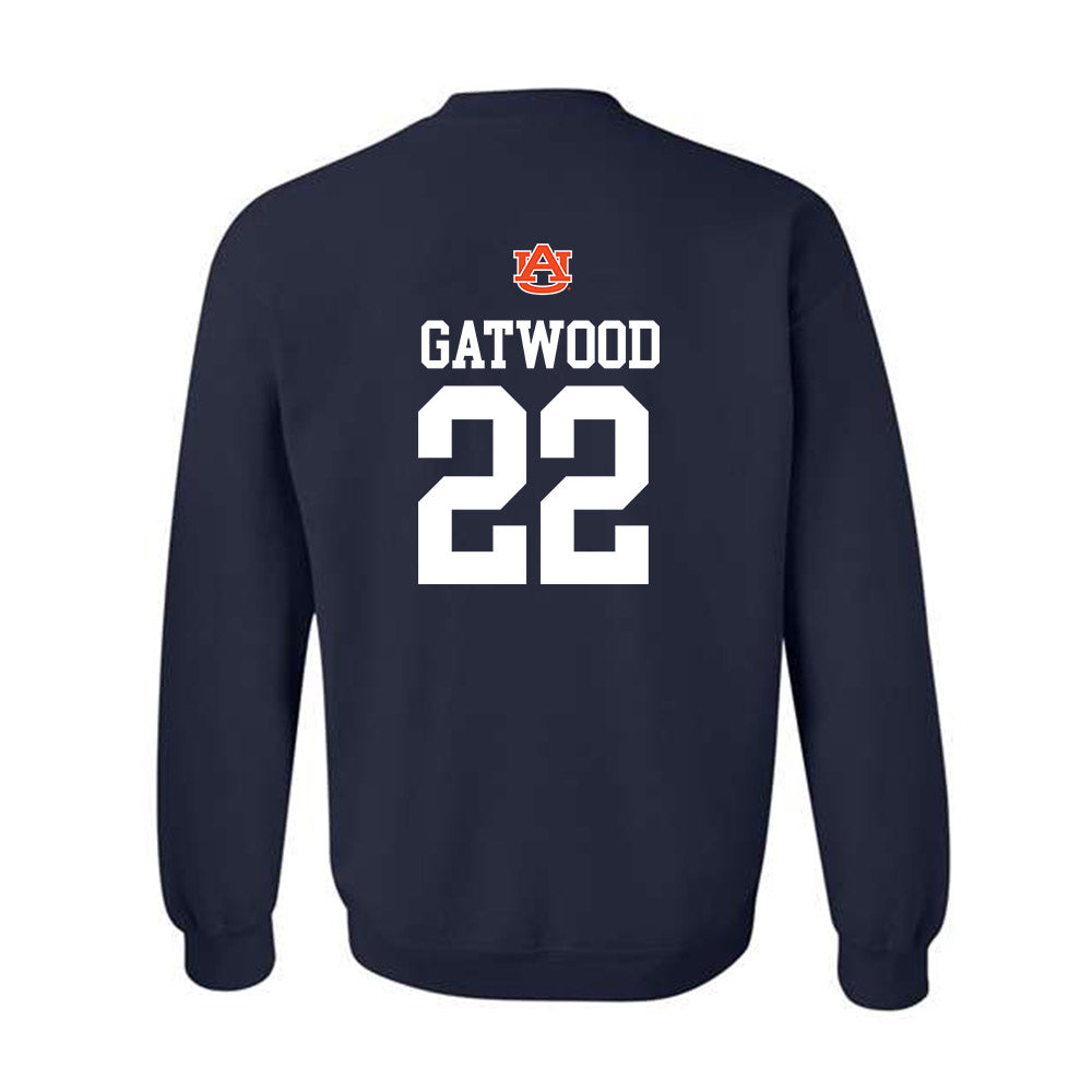 Auburn - NCAA Baseball : Connor Gatwood - Replica Shersey Crewneck Sweatshirt-1