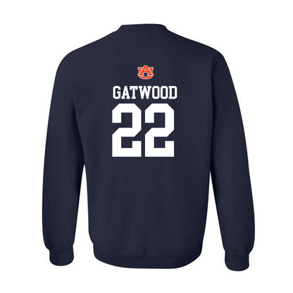 Auburn - NCAA Baseball : Connor Gatwood - Replica Shersey Crewneck Sweatshirt-1