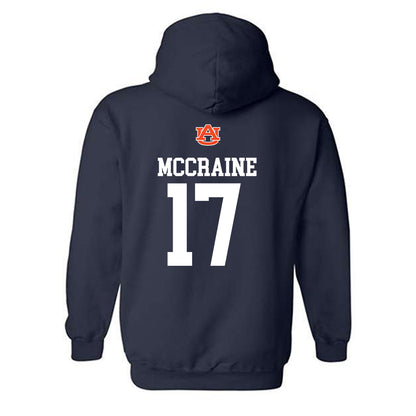 Auburn - NCAA Baseball : Mason McCraine - Replica Shersey Hooded Sweatshirt-1