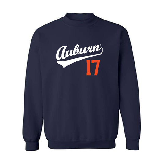 Auburn - NCAA Baseball : Mason McCraine - Replica Shersey Crewneck Sweatshirt-0