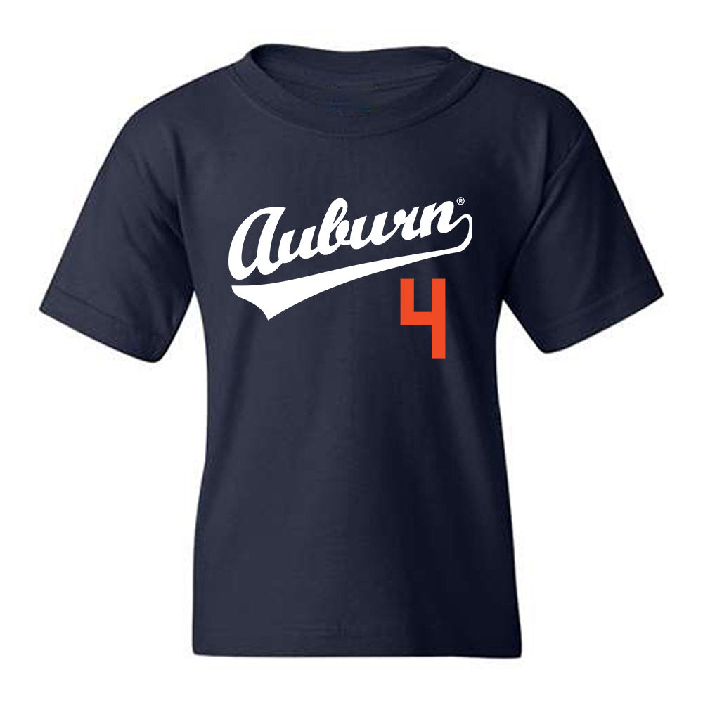 Auburn - NCAA Baseball : Jake Marciano - Replica Shersey Youth T-Shirt-0
