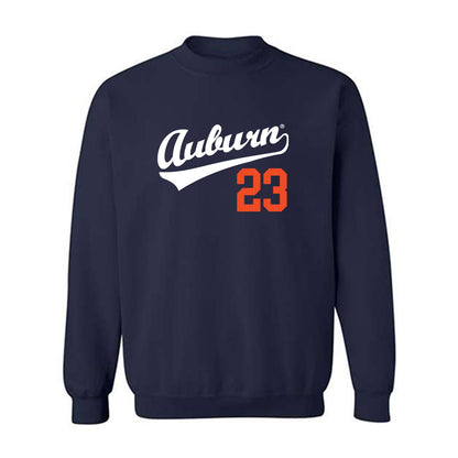 Auburn - NCAA Baseball : Eddie Madrigal - Replica Shersey Crewneck Sweatshirt-0