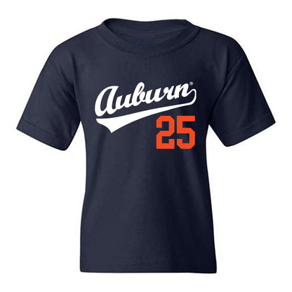 Auburn - NCAA Baseball : Taylor Belza - Replica Shersey Youth T-Shirt-0