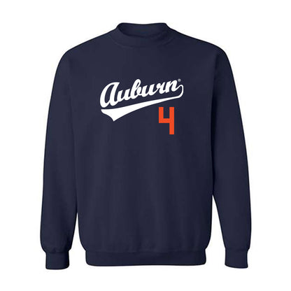 Auburn - NCAA Baseball : Jake Marciano - Replica Shersey Crewneck Sweatshirt-0