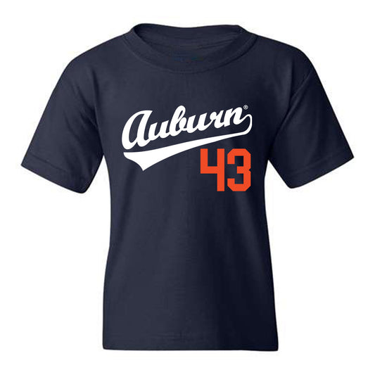 Auburn - NCAA Baseball : Alex Petrovic - Youth T-Shirt Replica Shersey