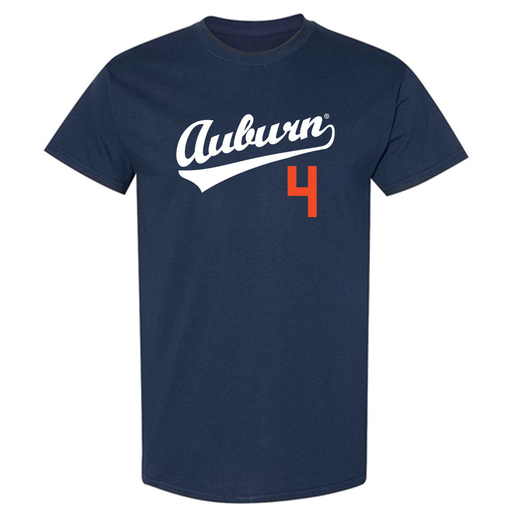 Auburn - NCAA Baseball : Jake Marciano - Replica Shersey T-Shirt-0