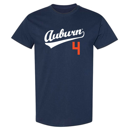 Auburn - NCAA Baseball : Jake Marciano - Replica Shersey T-Shirt-0