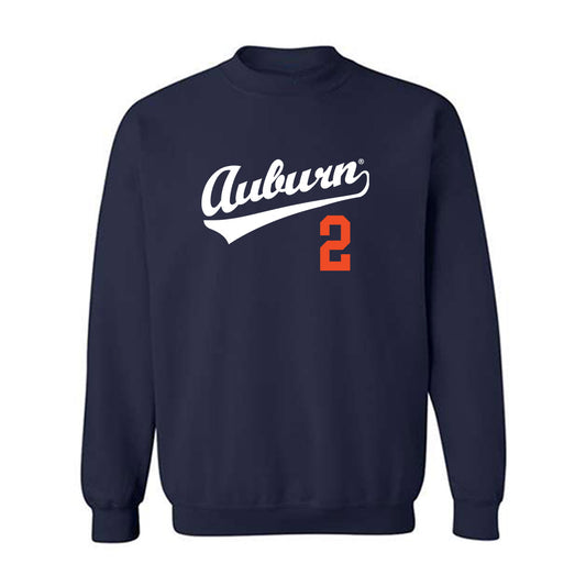 Auburn - NCAA Baseball : Chris Rembert - Replica Shersey Crewneck Sweatshirt-0