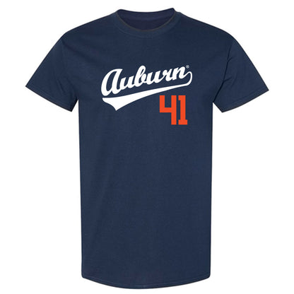 Auburn - NCAA Baseball : LJ Cormier - Replica Shersey T-Shirt-0