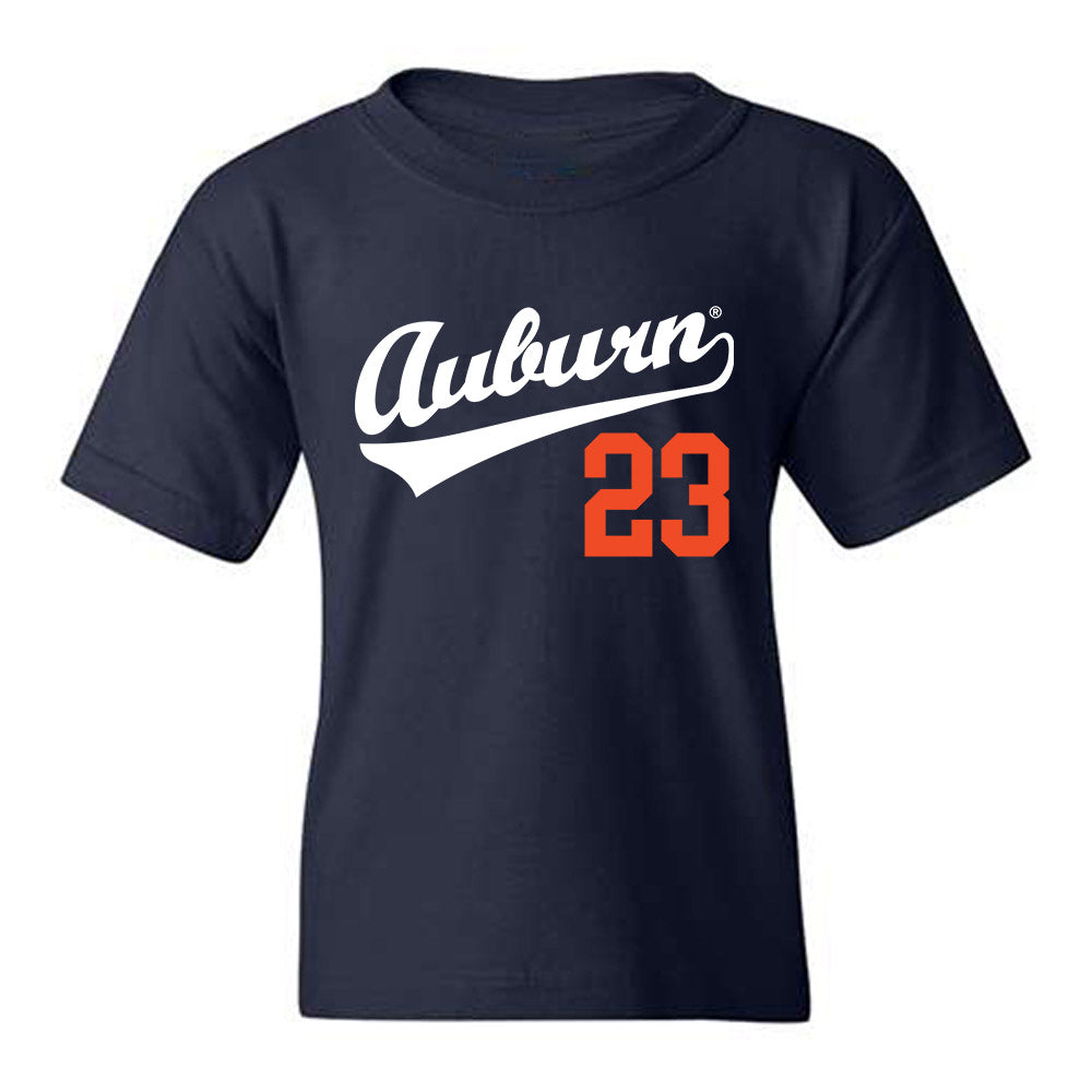 Auburn - NCAA Baseball : Eddie Madrigal - Replica Shersey Youth T-Shirt-0