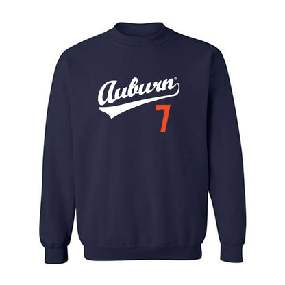 Auburn - NCAA Baseball : Todd Clay - Replica Shersey Crewneck Sweatshirt-0