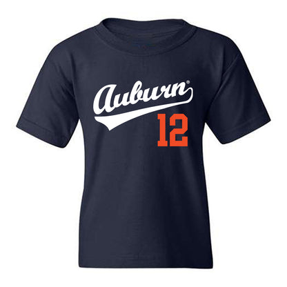 Auburn - NCAA Baseball : Garrett Brewer - Replica Shersey Youth T-Shirt-0