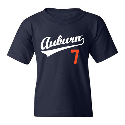 Auburn - NCAA Baseball : Todd Clay - Replica Shersey Youth T-Shirt-0