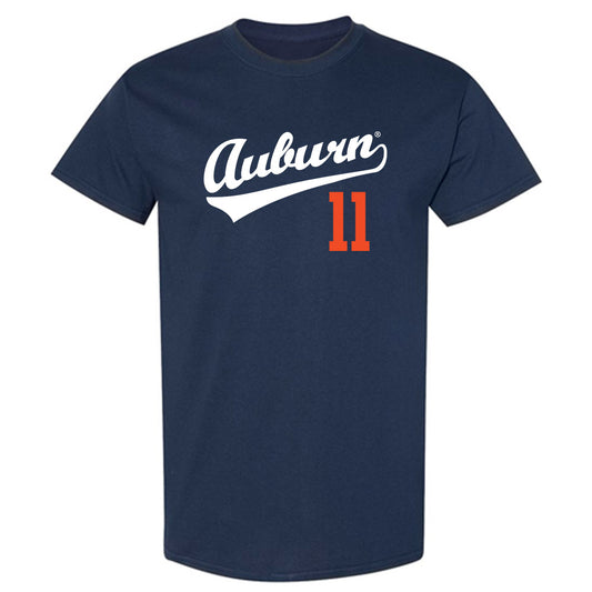 Auburn - NCAA Baseball : Brandon McCraine - Replica Shersey T-Shirt-0