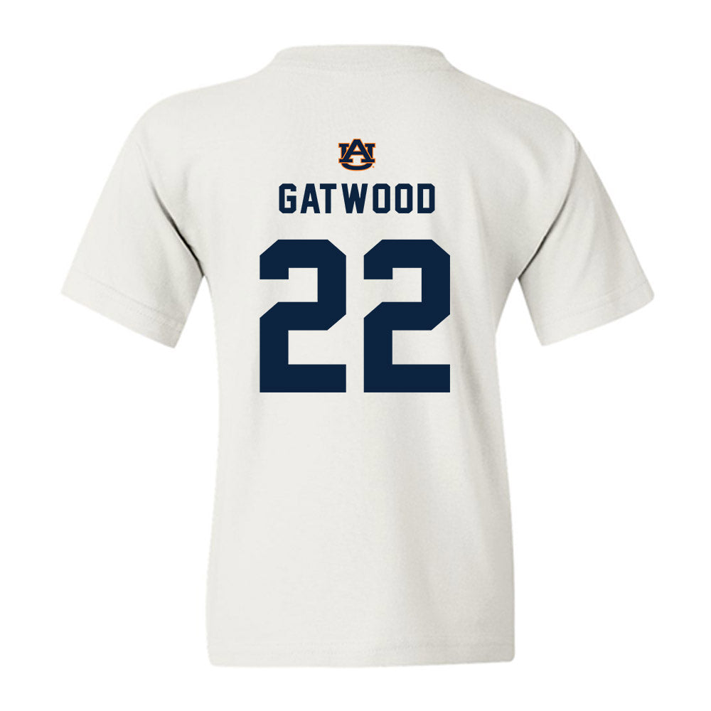 Auburn - NCAA Baseball : Connor Gatwood - Replica Shersey Youth T-Shirt-1
