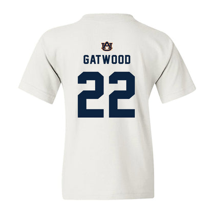 Auburn - NCAA Baseball : Connor Gatwood - Replica Shersey Youth T-Shirt-1