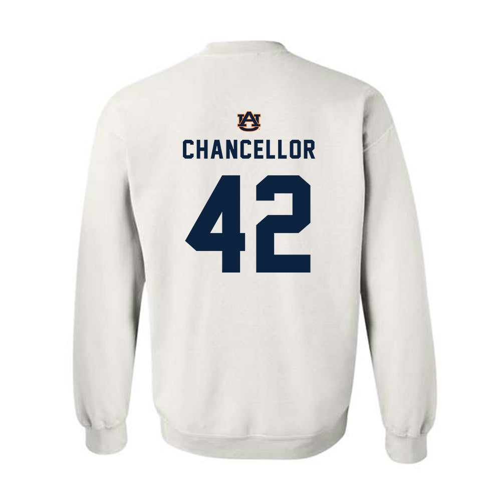 Auburn - NCAA Baseball : Abe Chancellor - Replica Shersey Crewneck Sweatshirt-1