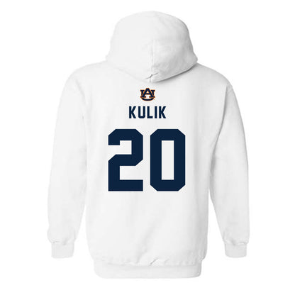 Auburn - NCAA Baseball : Marcel Kulik - Replica Shersey Hooded Sweatshirt-1