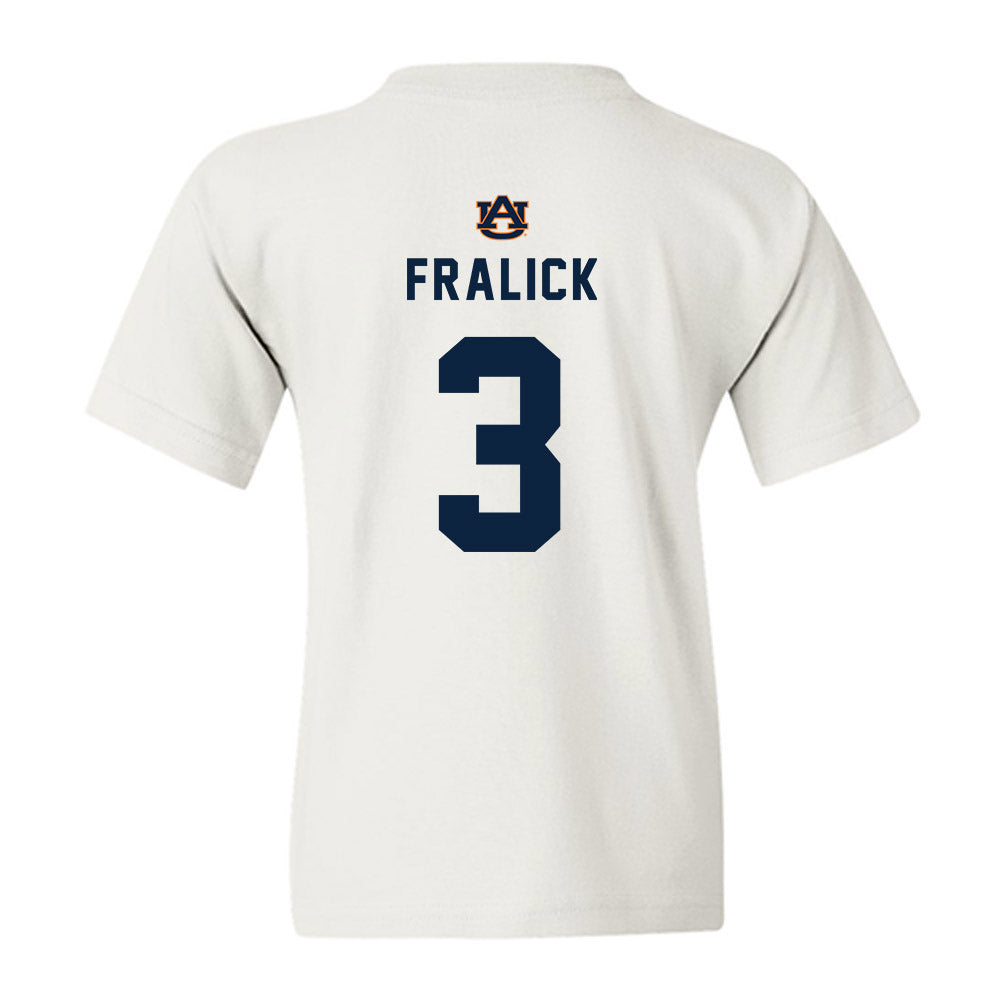 Auburn - NCAA Baseball : Chase Fralick - Replica Shersey Youth T-Shirt-1