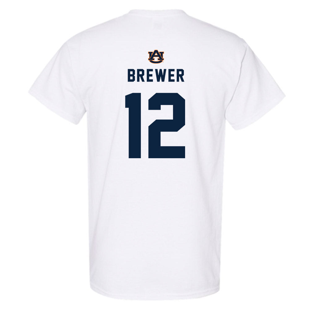 Auburn - NCAA Baseball : Garrett Brewer - Replica Shersey T-Shirt-1