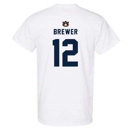 Auburn - NCAA Baseball : Garrett Brewer - Replica Shersey T-Shirt-1