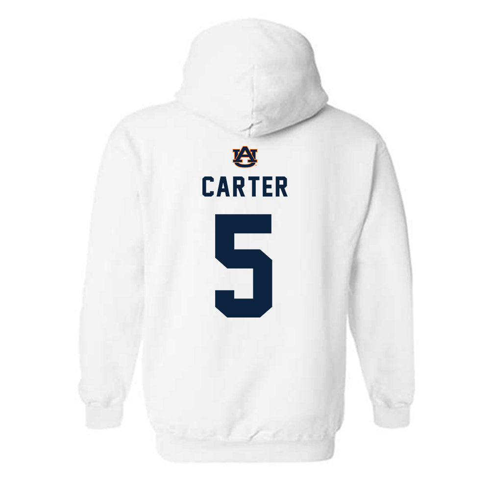 Auburn - NCAA Baseball : Bristol Carter - Replica Shersey Hooded Sweatshirt-1