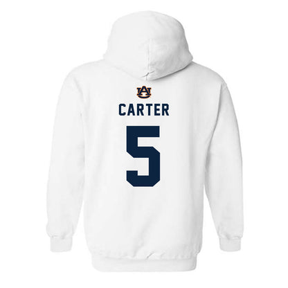 Auburn - NCAA Baseball : Bristol Carter - Replica Shersey Hooded Sweatshirt-1