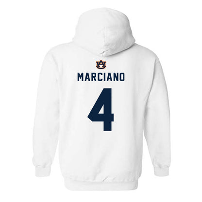 Auburn - NCAA Baseball : Jake Marciano - Replica Shersey Hooded Sweatshirt-1