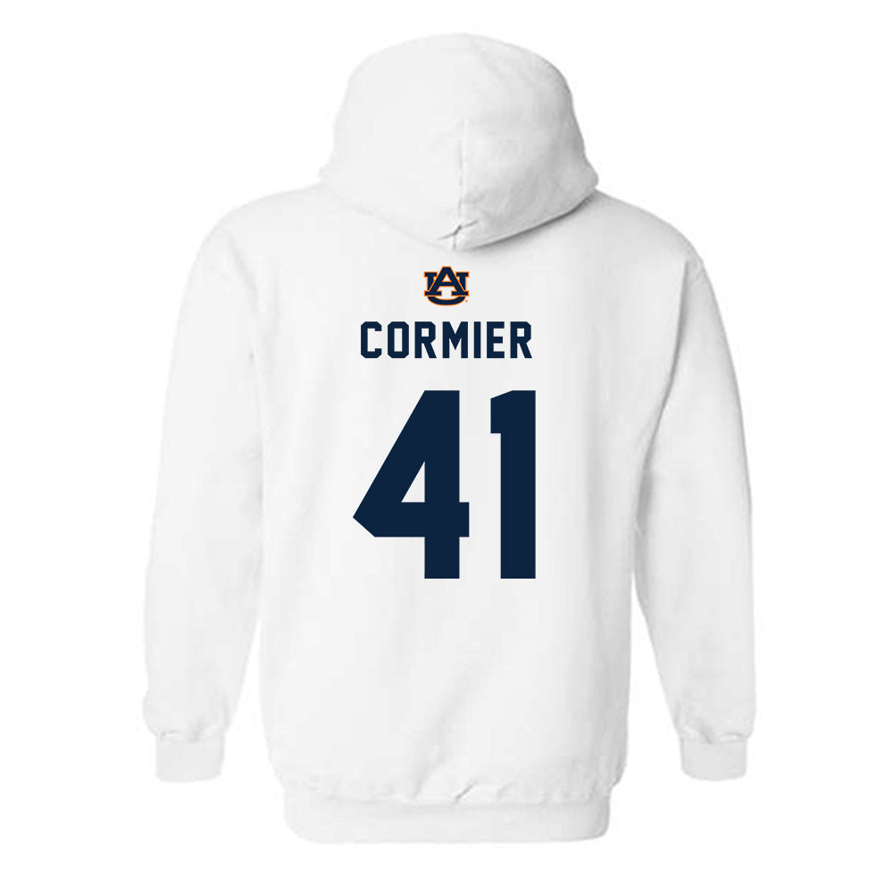 Auburn - NCAA Baseball : LJ Cormier - Replica Shersey Hooded Sweatshirt-1
