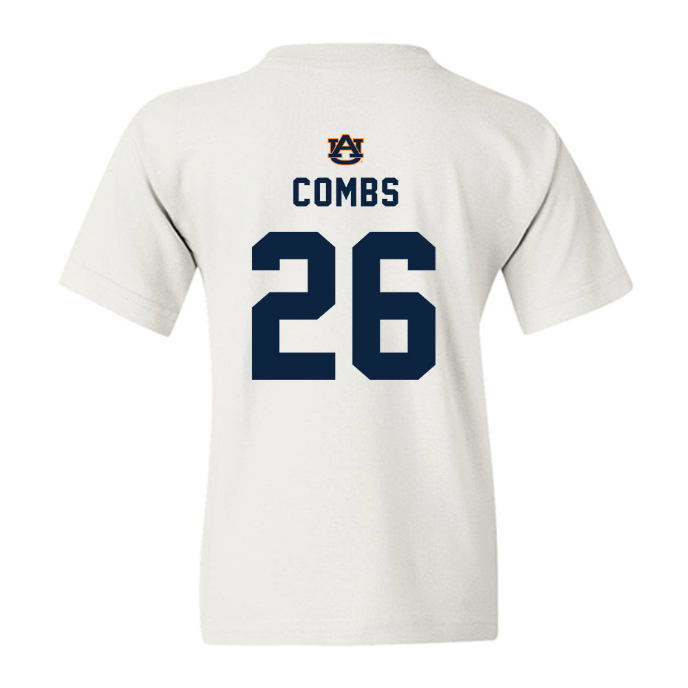 Auburn - NCAA Baseball : Caiden Combs - Replica Shersey Youth T-Shirt-1