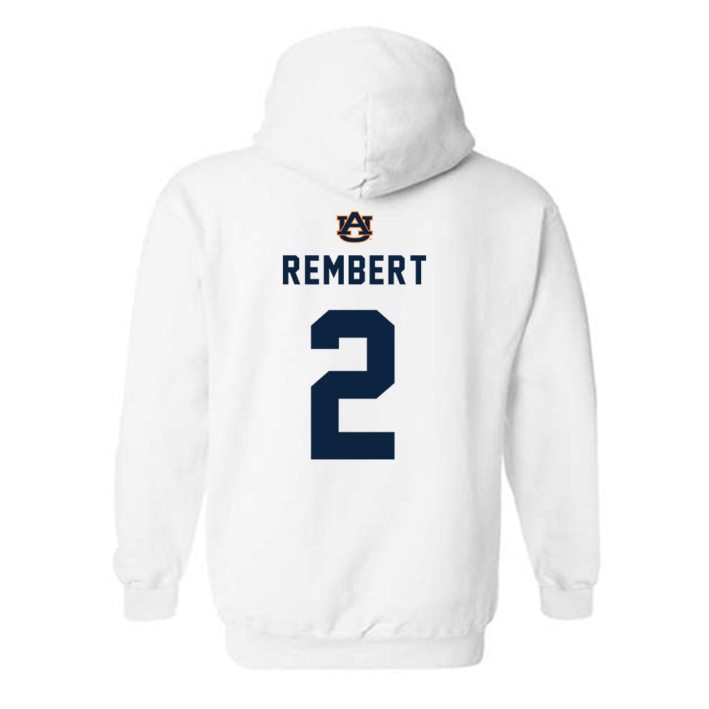 Auburn - NCAA Baseball : Chris Rembert - Replica Shersey Hooded Sweatshirt-1