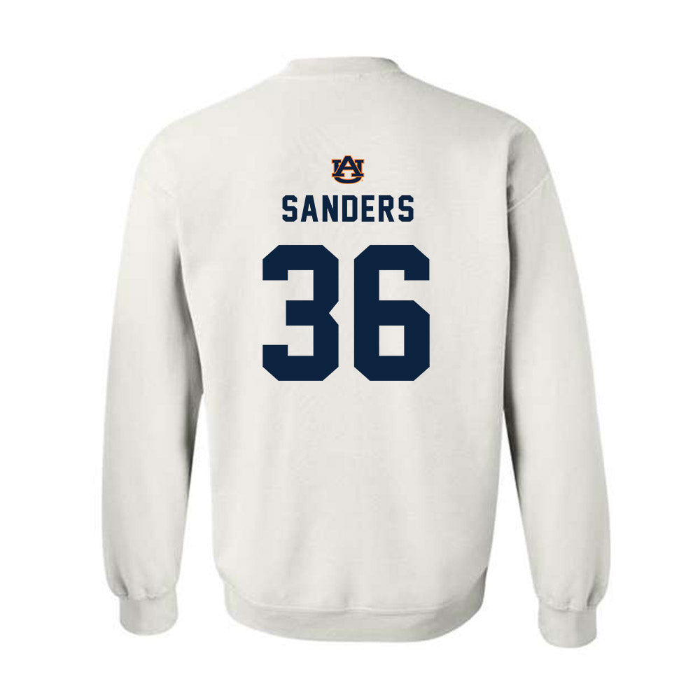 Auburn - NCAA Baseball : Jackson Sanders - Replica Shersey Crewneck Sweatshirt-1