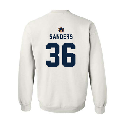 Auburn - NCAA Baseball : Jackson Sanders - Replica Shersey Crewneck Sweatshirt-1